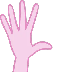 Size: 447x558 | Tagged: safe, artist:blockslikepl, derpibooru import, edit, edited screencap, screencap, pinkie pie, human, equestria girls, g4, background removed, female, hand, image, left hand, png, simple background, solo, transparent background