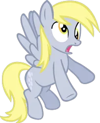 Size: 1006x1231 | Tagged: safe, artist:versilaryan, derpibooru import, derpy hooves, pegasus, pony, feeling pinkie keen, g4, female, image, mare, open mouth, png, simple background, solo, transparent background, vector