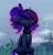 Size: 1500x1554 | Tagged: safe, artist:magnaluna, derpibooru import, princess luna, alicorn, cat, cat pony, original species, pony, g4, blushing, catnip, cheek fluff, chest fluff, ear fluff, eating, ethereal mane, eyes closed, female, folded wings, horn, image, jpeg, mare, mountain, outdoors, plant, sitting, solo, whiskers, wings