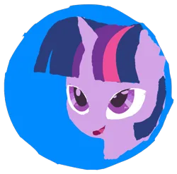 Size: 1725x1707 | Tagged: safe, artist:bordbrain, derpibooru import, twilight sparkle, pony, unicorn, g4, female, horn, image, mare, open mouth, png, solo