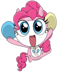 Size: 3000x3737 | Tagged: safe, artist:keronianniroro, derpibooru import, edit, vector edit, pinkie pie, cutie mark, image, jumping, keronian, png, sergeant frog, solo, species swap, vector