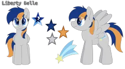 Size: 4500x2500 | Tagged: safe, artist:ponkus, derpibooru import, oc, oc:liberty belle, unofficial characters only, pegasus, pony, female, image, mare, png, reference sheet, solo