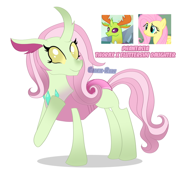 Size: 2900x2900 | Tagged: safe, derpibooru import, fluttershy, thorax, oc, unofficial characters only, changedling, changeling, changepony, hybrid, changedling oc, changeling hybrid, changeling oc, fluttershyxthorax, image, interspecies offspring, king thorax, next generation, offspring, parent:fluttershy, parent:thorax, parents:thoraxshy, png, screencap reference, solo