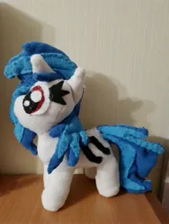 Size: 3000x4000 | Tagged: safe, artist:jbond, derpibooru import, vinyl scratch, pony, unicorn, g4, female, handmade, horn, image, irl, jpeg, mare, photo, plushie, solo