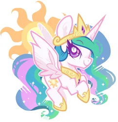 Size: 920x950 | Tagged: safe, artist:yokokinawa, derpibooru import, princess celestia, alicorn, pony, image, png, solo