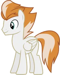 Size: 561x703 | Tagged: safe, artist:90sigma, derpibooru import, fire streak, pegasus, pony, g4, grin, image, male, png, smiling, stallion, vector