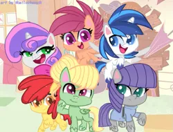 Size: 645x493 | Tagged: safe, artist:milochanz!, derpibooru import, apple bloom, maud pie, scootaloo, shining armor, sweetie belle, zephyr breeze, alicorn, earth pony, pegasus, pony, unicorn, my little pony: pony life, alicornified, cutie mark crusaders, female, horn, image, male, mare, older, older apple bloom, older cmc, older scootaloo, older sweetie belle, png, prince shining armor, race swap, stallion