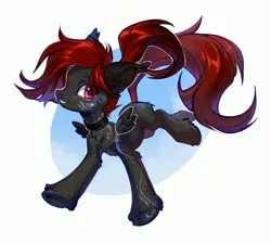 Size: 4096x3682 | Tagged: safe, artist:rrusha, derpibooru import, oc, oc:juliasunlight, unofficial characters only, pegasus, pony, butt fluff, chest fluff, choker, coat markings, ear fluff, ear tufts, female, image, jpeg, mare, solo, unshorn fetlocks