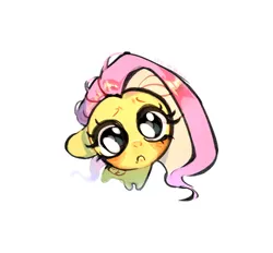 Size: 2252x2092 | Tagged: safe, artist:azaani, derpibooru import, fluttershy, pegasus, pony, g4, big eyes, cute, female, floppy ears, frown, high res, image, looking at you, looking up, looking up at you, mare, png, sad, sadorable, shyabetes, simple background, solo, white background