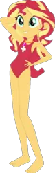 Size: 349x1088 | Tagged: safe, artist:theemperorofhonor, derpibooru import, sunset shimmer, human, equestria girls, g4, female, image, lifeguard, lifeguard sunset, png, simple background, transparent background