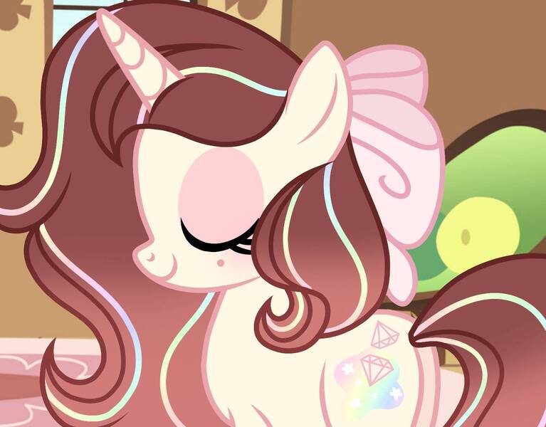 Size: 1559x1220 | Tagged: safe, artist:cstrawberrymilk, derpibooru import, oc, oc:primrose evelyne, pony, unicorn, butt, female, horn, image, jpeg, mare, plot, solo