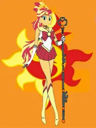 Size: 1080x1440 | Tagged: safe, artist:theemperorofhonor, derpibooru import, sunset shimmer, equestria girls, g4, clothes, cosplay, costume, image, jpeg, sailor moon (series), solo