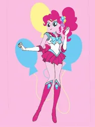 Size: 1080x1440 | Tagged: safe, artist:theemperorofhonor, derpibooru import, pinkie pie, equestria girls, g4, image, jpeg, sailor moon (series), sailor pinkie pie, solo