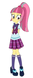 Size: 1900x4384 | Tagged: safe, artist:gmaplay, derpibooru import, sour sweet, equestria girls, g4, clothes, crystal prep academy, crystal prep academy uniform, crystal prep shadowbolts, image, my little pony equestria girls: friendship games, necktie, png, school tie, school uniform, schoolgirl, simple background, singing, solo, transparent background