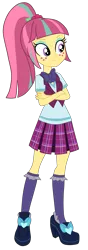 Size: 1900x5409 | Tagged: safe, artist:gmaplay, derpibooru import, sour sweet, equestria girls, g4, clothes, crystal prep academy, crystal prep academy uniform, crystal prep shadowbolts, image, my little pony equestria girls: friendship games, necktie, png, school tie, school uniform, schoolgirl, simple background, singing, solo, transparent background