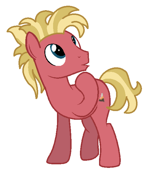 Size: 523x588 | Tagged: safe, artist:moonlightthegriffon, derpibooru import, tropic heat, earth pony, pony, background pony, bad quality cutie mark, base used, image, looking up, male, png, simple background, stallion, thinking, transparent background