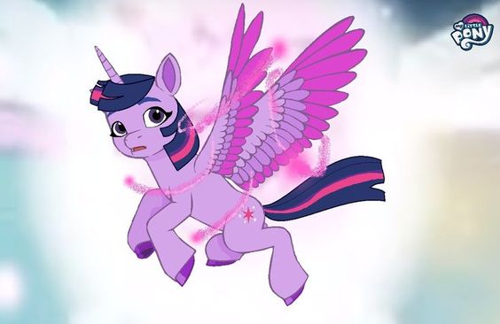 Size: 564x366 | Tagged: safe, artist:oljapisanik, derpibooru import, twilight sparkle, alicorn, g4, g5, ascension, ascension realm, g4 to g5, generation leap, image, jpeg, princess celestia's special princess making dimension, solo, wind, windswept mane