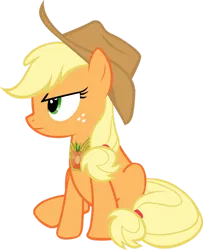 Size: 900x1111 | Tagged: safe, artist:stardust-r3x, derpibooru import, applejack, earth pony, pony, g4, applejack's hat, cowboy hat, element of honesty, female, hat, image, mare, png, simple background, solo, transparent background, vector