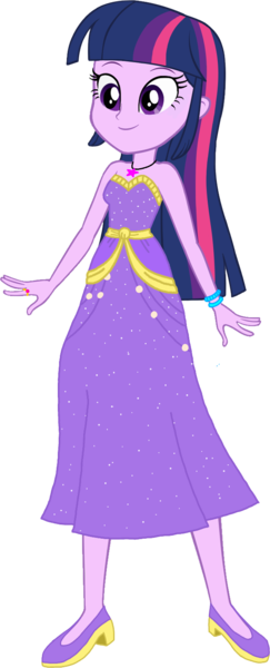 Size: 622x1533 | Tagged: safe, artist:tylerajohnson352, derpibooru import, twilight sparkle, human, equestria girls, equestria girls series, g4, pinkie pie: snack psychic, bare shoulders, bracelet, clothes, clothes swap, dress, female, gold trim, high heels, image, jewelry, my little pony equestria girls: better together, necklace, png, purple dress, shoes, simple background, sleeveless, sleeveless dress, solo, strapless, strapless dress, transparent background, vector