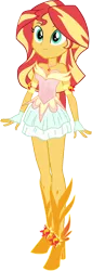 Size: 524x1548 | Tagged: safe, artist:tylerajohnson352, derpibooru import, sunset shimmer, human, equestria girls, g4, bare shoulders, boots, bracelet, clothes, daydream shimmer, dress, female, fiery shimmer, fingerless gloves, gloves, high heel boots, high heels, image, jewelry, my little pony equestria girls: friendship games, necklace, png, shoes, simple background, sleeveless, sleeveless dress, solo, strapless, strapless dress, transparent background, vector