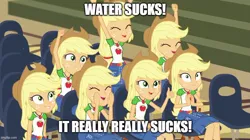 Size: 888x499 | Tagged: safe, derpibooru import, applejack, equestria girls, equestria girls series, fluttershy's butterflies, g4, fluttershy's butterflies: applejack, image, jpeg, my little pony equestria girls: choose your own ending, the waterboy