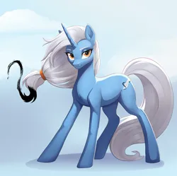 Size: 2336x2329 | Tagged: safe, artist:sierraex, derpibooru import, oc, unofficial characters only, pony, unicorn, g4, high res, horn, image, not trixie, png, solo, tail, unicorn oc