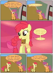 Size: 2700x3713 | Tagged: safe, artist:gm-scoots, derpibooru import, apple bloom, scootaloo, comic:bleeding hearts, female, image, lesbian, png, ship:scootabloom, shipping