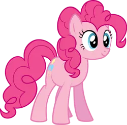 Size: 900x890 | Tagged: safe, artist:vaderpl, derpibooru import, pinkie pie, earth pony, pony, baby cakes, g4, female, image, mare, png, simple background, solo, transparent background, vector