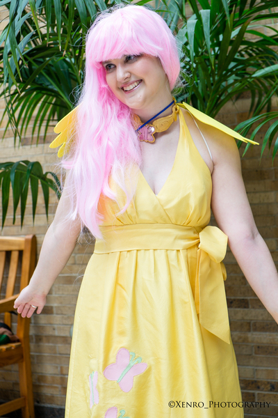 Size: 3264x4896 | Tagged: safe, artist:xen photography, derpibooru import, fluttershy, human, g4, anime boston, anime boston 2013, clothes, cosplay, costume, cutie mark, cutie mark on clothes, element of kindness, high res, image, irl, irl human, jpeg, photo