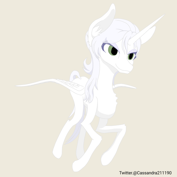 Size: 2000x2000 | Tagged: safe, artist:cassandra211190, derpibooru import, oc, oc:κασσάνδρα, alicorn, pony, alicorn oc, horn, image, png, wings