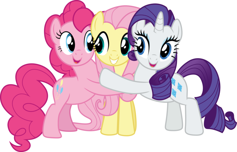 Size: 4671x3000 | Tagged: safe, artist:cloudy glow, derpibooru import, fluttershy, pinkie pie, rarity, earth pony, pegasus, pony, unicorn, g4, putting your hoof down, female, horn, image, mare, png, simple background, transparent background, trio, trio female, vector