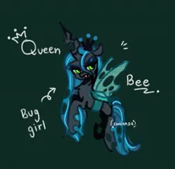 Size: 639x615 | Tagged: safe, artist:sonira24, derpibooru import, queen chrysalis, changeling, changeling queen, g4, female, flying, image, jpeg, solo, spread wings, wings