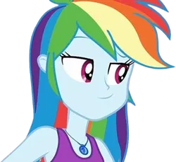 Size: 2751x2520 | Tagged: safe, derpibooru import, edit, edited screencap, editor:homersimpson1983, screencap, rainbow dash, human, equestria girls, g4, wake up!, spoiler:eqg series (season 2), background removed, female, image, my little pony equestria girls: choose your own ending, not a vector, png, solo, wake up!: rainbow dash