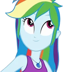 Size: 2229x2520 | Tagged: safe, derpibooru import, edit, edited screencap, editor:homersimpson1983, screencap, rainbow dash, human, equestria girls, g4, wake up!, spoiler:eqg series (season 2), background removed, female, image, my little pony equestria girls: choose your own ending, not a vector, png, solo, wake up!: rainbow dash