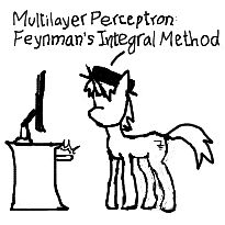 Size: 205x205 | Tagged: safe, artist:nullpony-exception, derpibooru import, oc, unofficial characters only, pony, unicorn, computer, computer science, hat, horn, image, jpeg, machine learning, male, monochrome, multilayer perceptron, pun, stallion