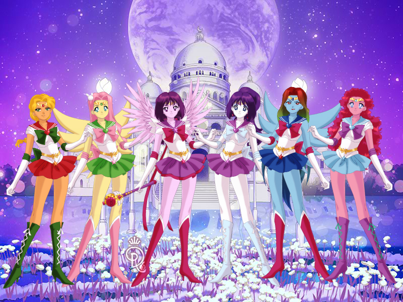 Size: 800x600 | Tagged: safe, derpibooru import, applejack, fluttershy, pinkie pie, rainbow dash, rarity, twilight sparkle, equestria girls, g4, image, jpeg, mane six, sailor moon (series), solo