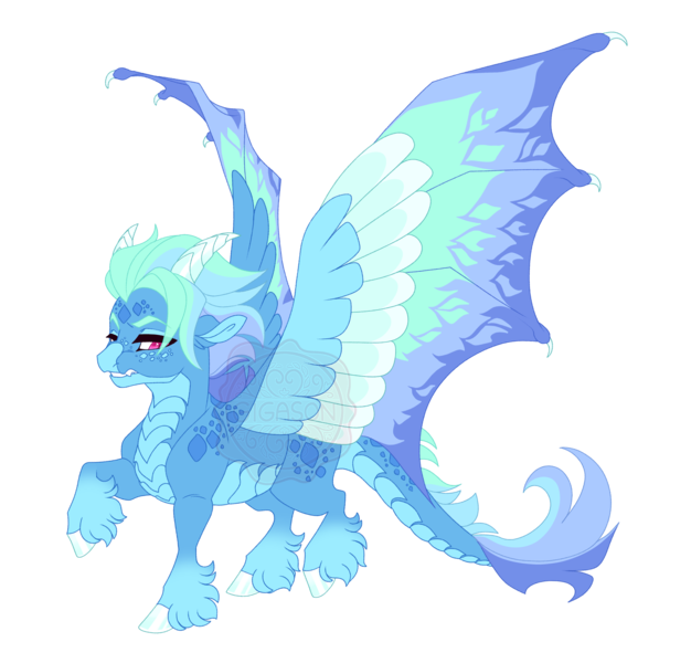 Size: 4900x4700 | Tagged: safe, artist:gigason, derpibooru import, oc, oc:hot spot, dracony, dragon, hybrid, absurd resolution, image, magical lesbian spawn, offscreen character, offspring, parent:princess ember, parent:rainbow dash, parents:emberdash, png, simple background, solo, transparent background