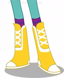 Size: 837x1017 | Tagged: safe, derpibooru import, oc, oc:cheeky bolt, unofficial characters only, equestria girls, g4, boots, boots shot, clothes, cropped, high heel boots, image, jpeg, legs, pictures of legs, shoes, simple background, socks, solo, white background