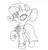 Size: 1036x1076 | Tagged: safe, artist:comeandplay, derpibooru import, rarity, pony, unicorn, g4, alternate hairstyle, glasses, hair bun, horn, image, jpeg, schoolmarm rarity, simple background, sketch, solo, white background