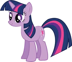 Size: 6800x5934 | Tagged: safe, artist:diatosta, derpibooru import, twilight sparkle, pony, unicorn, g4, 2014, female, horn, image, mare, png, simple background, smiling, solo, tail, transparent background, unicorn twilight, vector