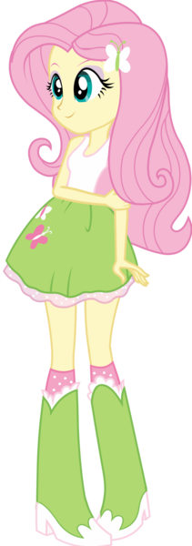 Size: 633x1799 | Tagged: safe, artist:pedro123emanuel, derpibooru import, fluttershy, equestria girls, g4, boots, clothes, high heel boots, image, png, shirt, shoes, simple background, skirt, socks, solo, white background