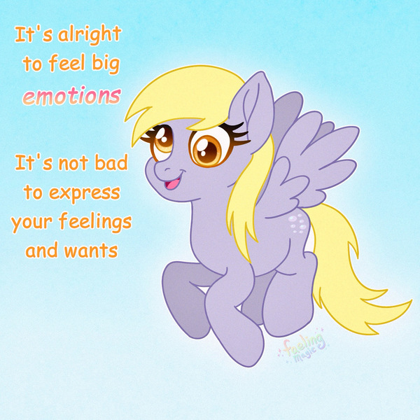 Size: 1500x1500 | Tagged: safe, artist:faelingmagic, derpibooru import, derpy hooves, pegasus, pony, g4, female, gradient background, image, jpeg, mare, solo