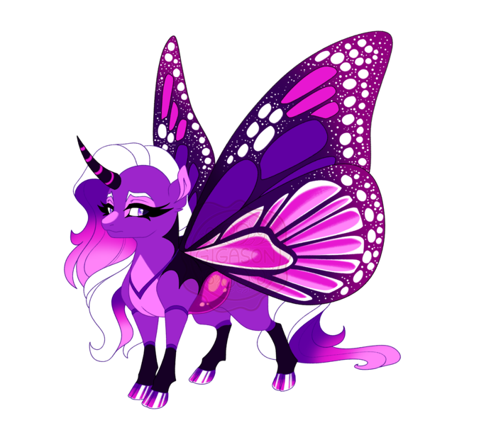 Size: 4500x3900 | Tagged: safe, artist:gigason, derpibooru import, oc, oc:inky wing, changepony, hybrid, absurd resolution, image, png, simple background, solo, transparent background