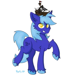 Size: 3072x3072 | Tagged: safe, artist:vinyvitz, derpibooru import, oc, oc:dayandey, unofficial characters only, earth pony, pony, bipedal, cheek fluff, chest fluff, cutie mark, ear fluff, fluffy, hat, image, looking at you, male, pirate, pirate hat, pirate ship, png, raised hoof, raised hooves, raised leg, ship, silly, silly pony, simple background, solo, stars, tail, transparent background