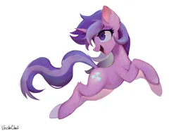 Size: 2072x1541 | Tagged: safe, artist:unclechai, derpibooru import, amethyst star, pony, unicorn, female, horn, image, mare, png, simple background, solo, white background