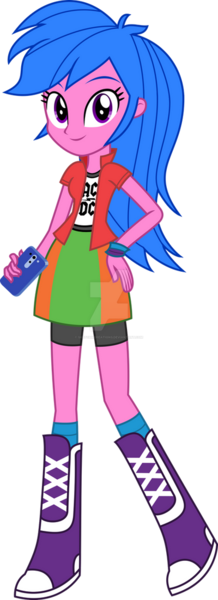 Size: 400x1102 | Tagged: safe, artist:sketchmcreations, derpibooru import, oc, unofficial characters only, equestria girls, g4, boots, boots swap, clothes, clothes swap, equestria girls oc, equestria girls-ified, high heel boots, image, png, shirt, shoes, skirt, socks, solo