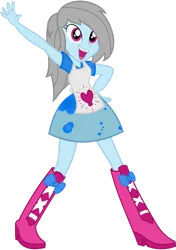 Size: 827x1172 | Tagged: safe, artist:partypievt, derpibooru import, oc, human, equestria girls, g4, boots, clothes, equestria girls oc, equestria girls-ified, high heel boots, image, png, shirt, shoes, simple background, skirt, solo, transparent background