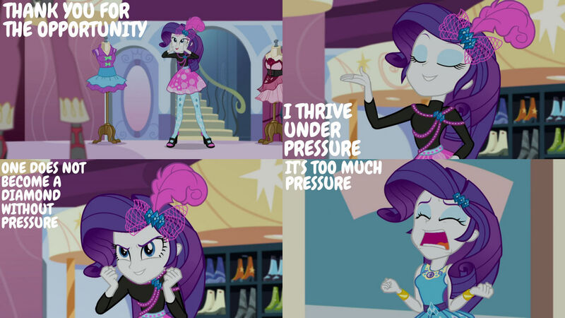 Size: 1280x720 | Tagged: safe, derpibooru import, edit, edited screencap, editor:quoterific, screencap, prim hemline, rarity, display of affection, equestria girls, equestria girls series, g4, bracelet, clothes, cutie mark, cutie mark on clothes, eyes closed, female, geode of shielding, image, jewelry, jpeg, magical geodes, marshmelodrama, my little pony equestria girls: better together, rarity being rarity, rarity peplum dress