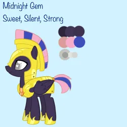 Size: 3000x3000 | Tagged: safe, artist:chelseawest, derpibooru import, oc, oc:midnight gem, unofficial characters only, pegasus, pony, armor, female, guardsmare, high res, image, mare, petalverse, png, royal guard, royal guard armor, simple background, solo, transparent background