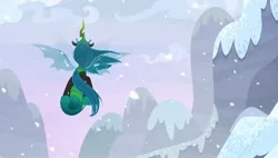 Size: 1454x828 | Tagged: safe, derpibooru import, screencap, queen chrysalis, changeling, g4, season 9, the ending of the end, spoiler:s09, cocoon, image, jpeg, ultimate chrysalis